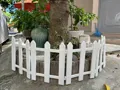 Bộ Hàng Rào Nhựa Trắng - Thiết Kế Phẳng Tối Giản, Cao 20cm - 30cm - Ảnh 7